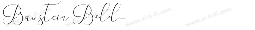 Baustein Bold字体转换
